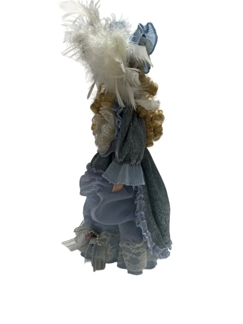 Cathay Collection Barbara Limited Edition Porcelain Dolls Blue Dress